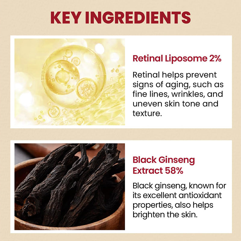 Retinol & Ginseng Serum for Wrinkle Care