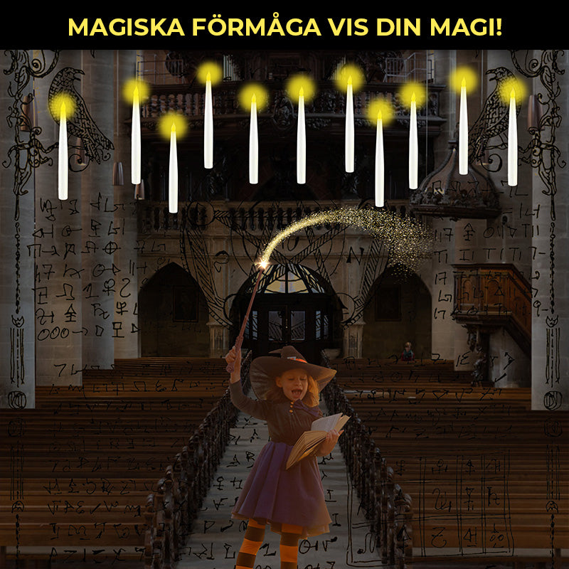 Flamlöst LED-ljus med Magic Wand-fjärrkontroll
