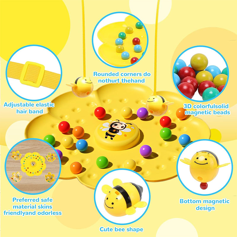 Colorful Multifunctional Magnetic Bee Toy