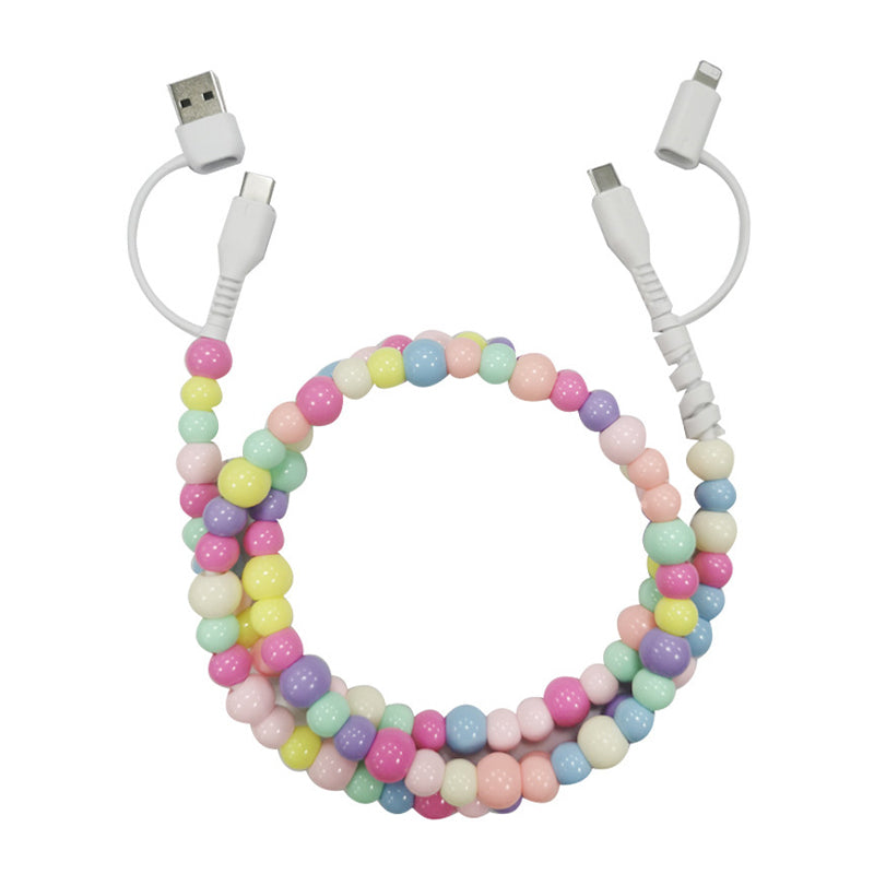Pearl Beaded Data Cable