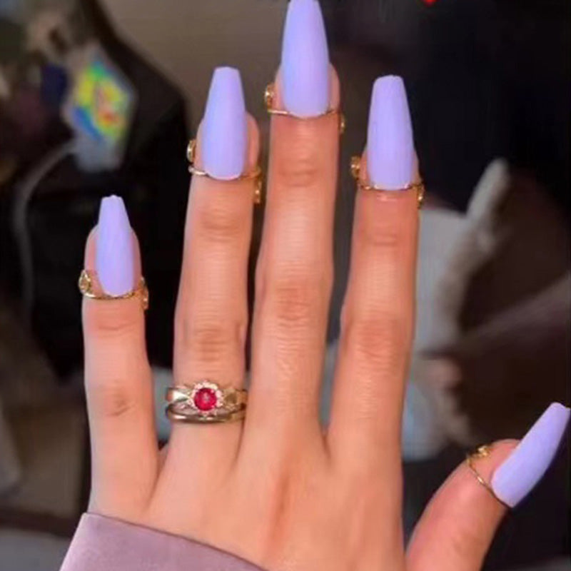 Metal Nail Rings - 10 PCS