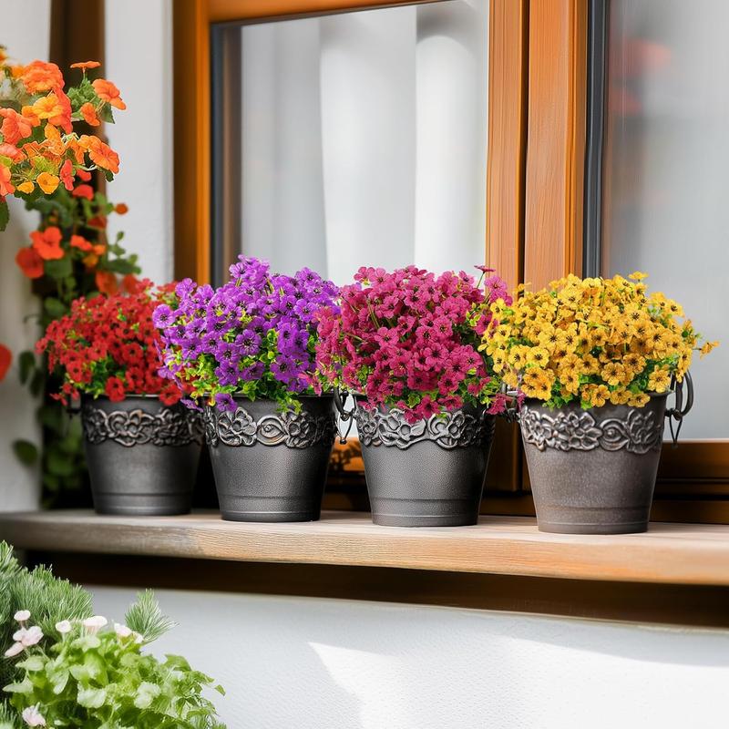 Konstgjorda faux blommor för inomhus- och utomhusdekoration