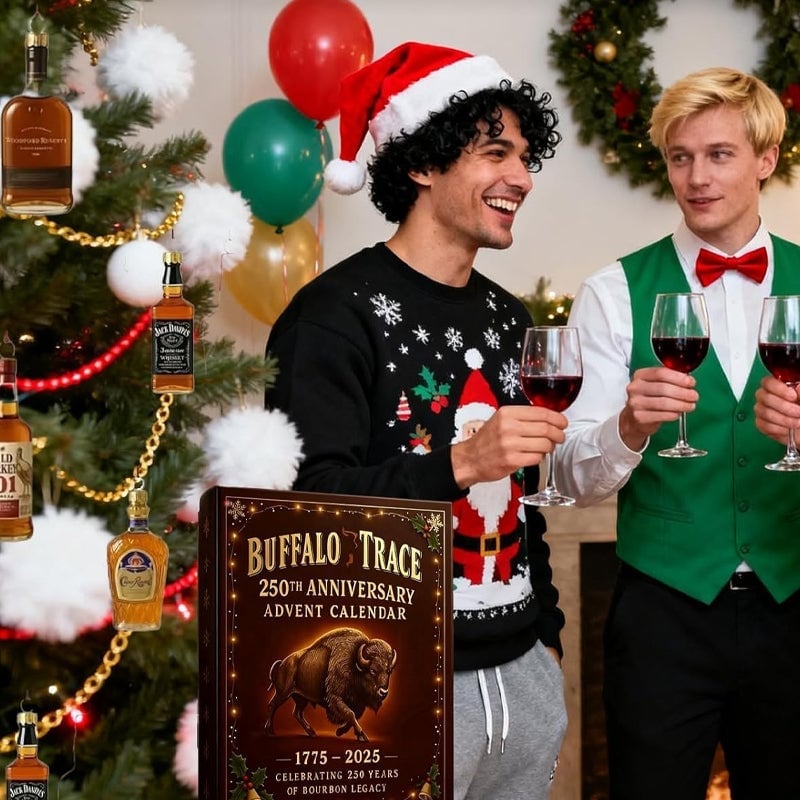 2025 Whiskey 3D Julnedräkningskalender