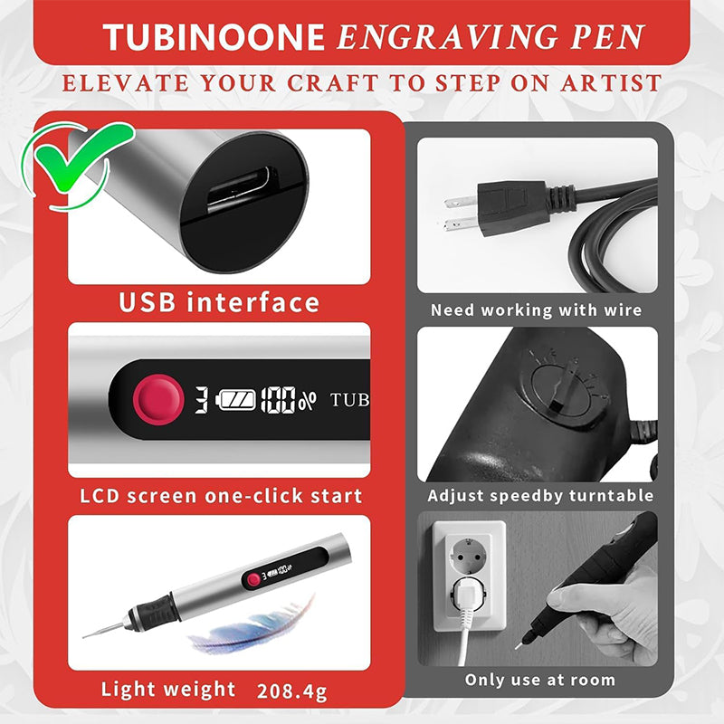 Cordless Portable Engraving Pen