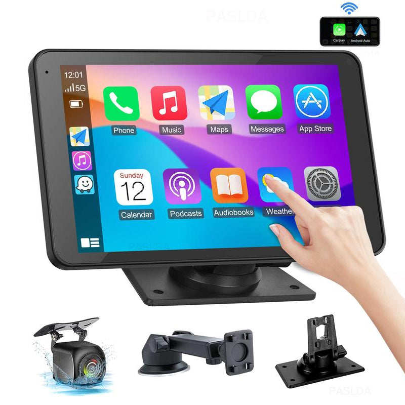 Wireless CarPlay Dual-Channel Dash Cam