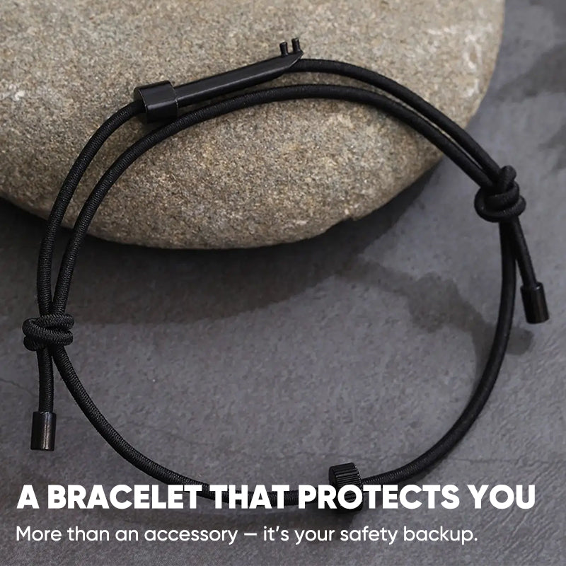 Emergency Window Breaker Bracelet (with integrated key)