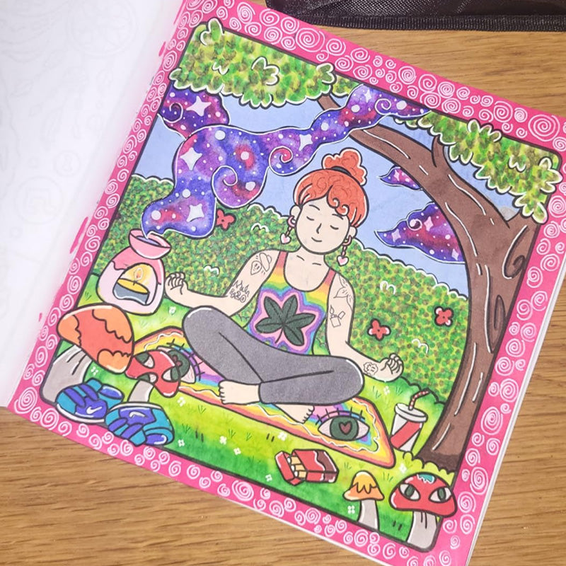Easter gift Stoner Moments: Stoner Girl Coloring Book