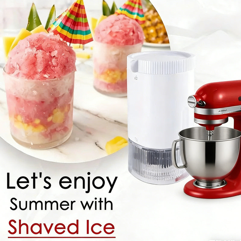 Shave Ice Attachment for Stand Mixer with 8 Ice Molds