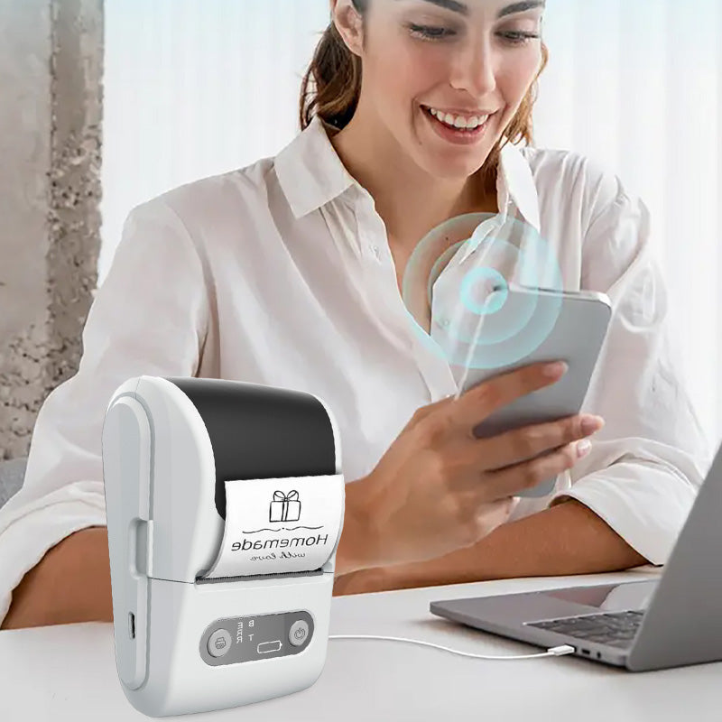 Portable Bluetooth Label Printer