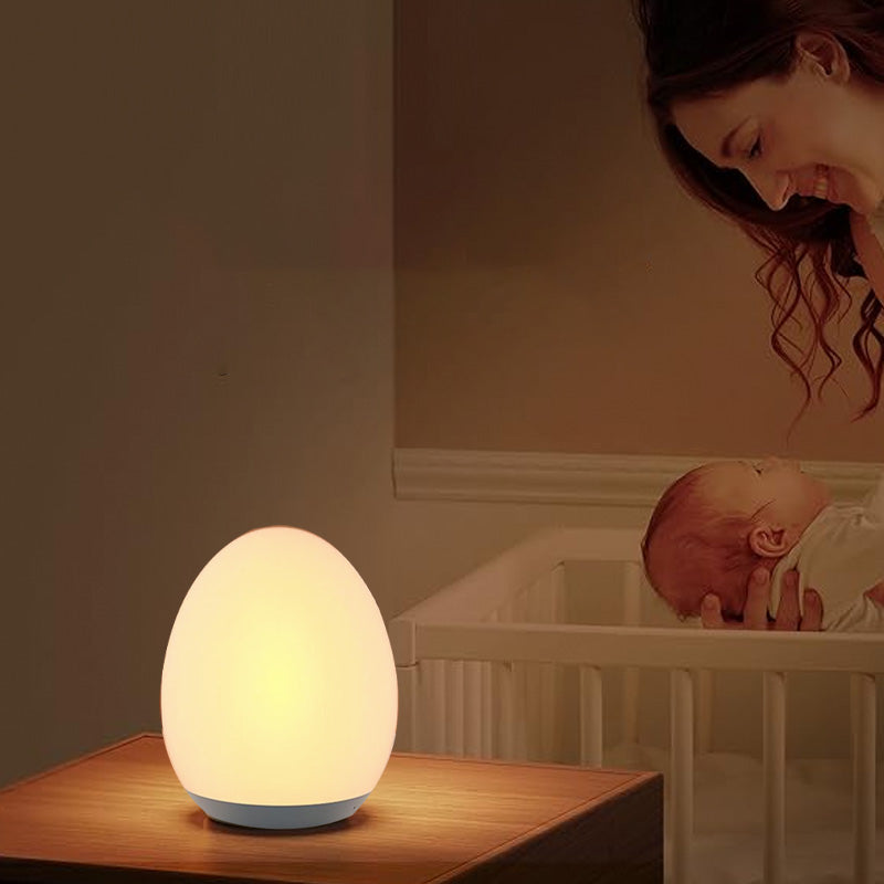 Dino Glow Egg – Soft Silicone Night Light with RGB Colors