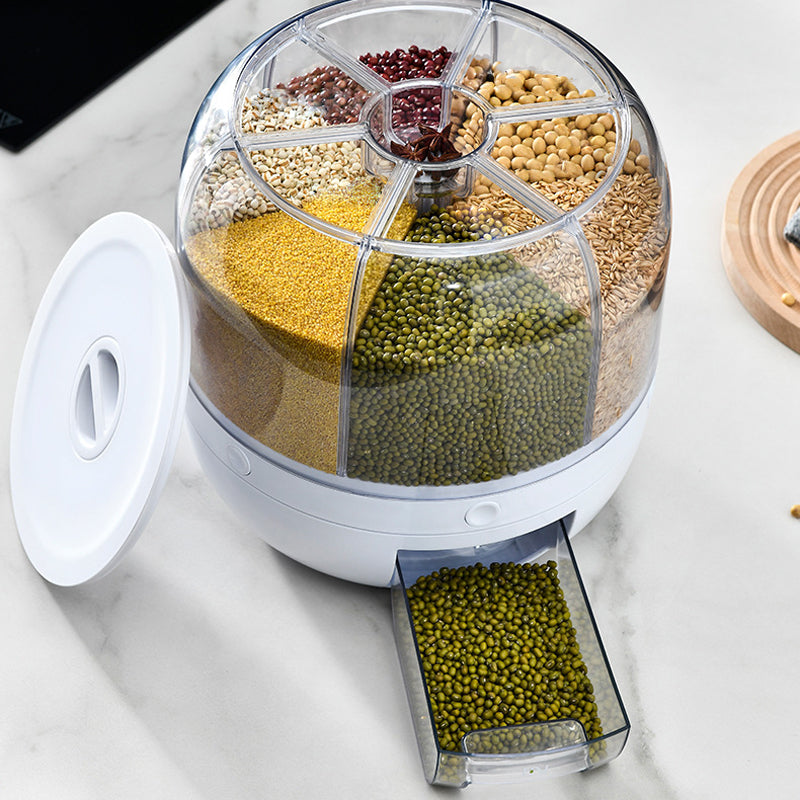 Moisture-Proof Grain Dispenser with lid
