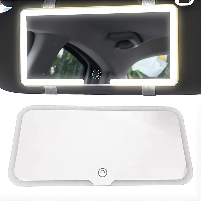 Rechargeable Car LED Makeup Mirror