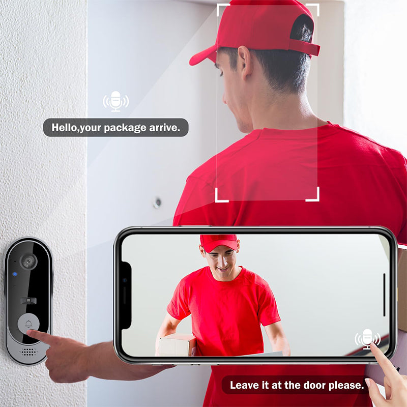 Wireless Video Doorbell Camera with Chime