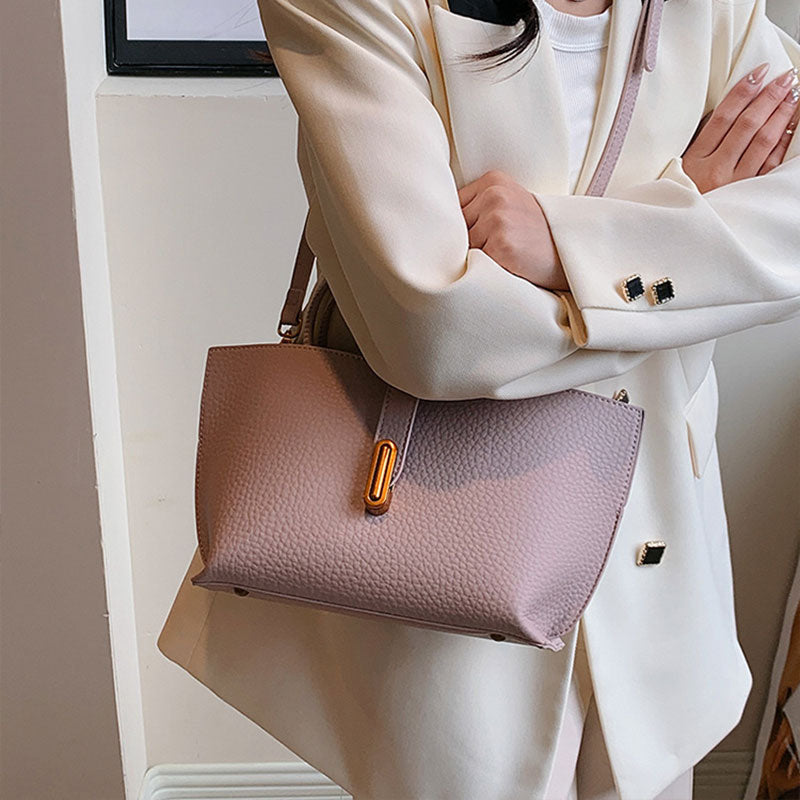 Women's Elegant Solid Color Handbag Crossbody Bag