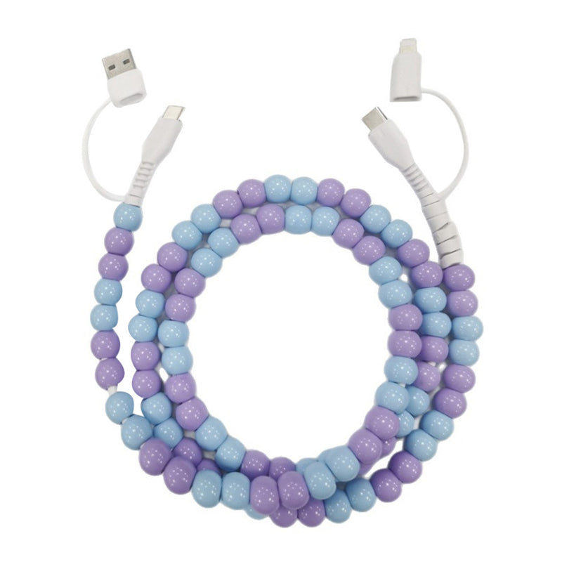 Pearl Beaded Data Cable