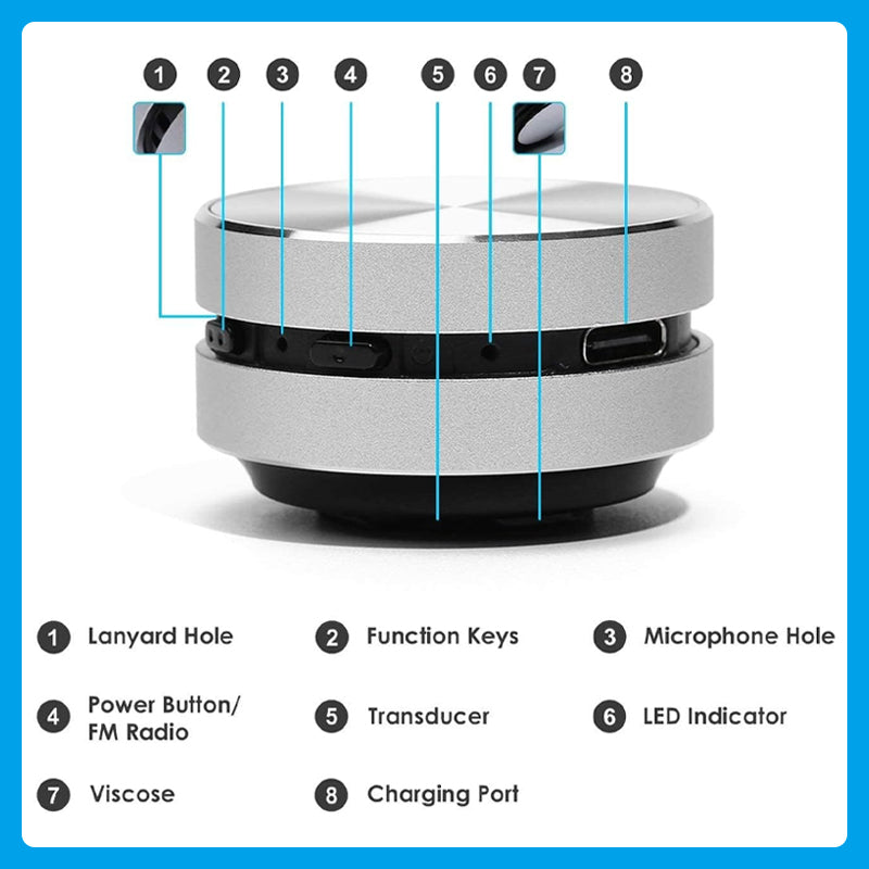 Bone Conduction Portable Wireless Speaker