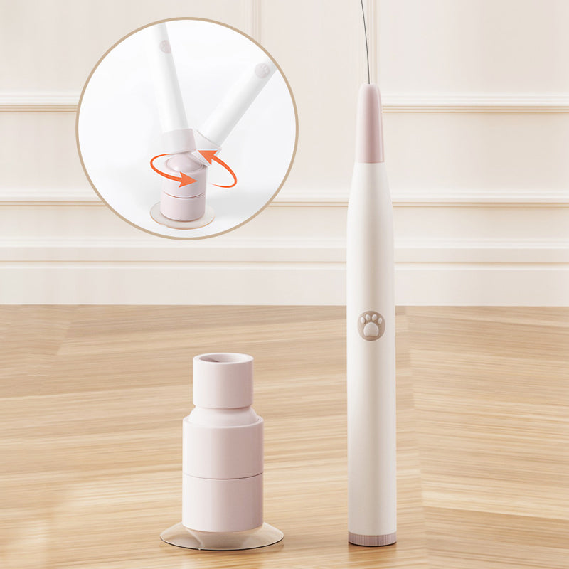 Suction Cup Butterfly Electric Cat Teaser Wand