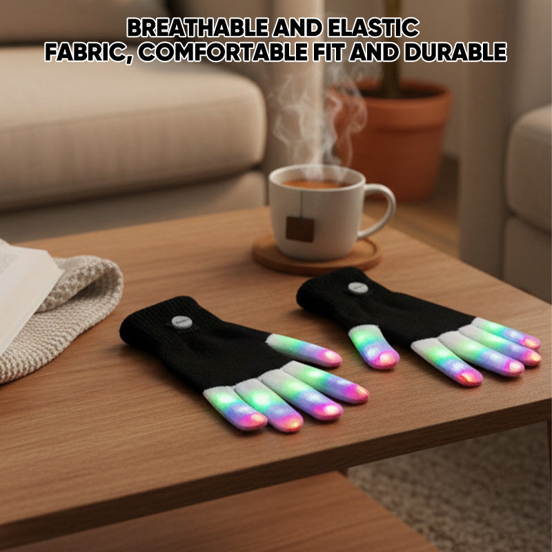LED Fingertip Light Gloves