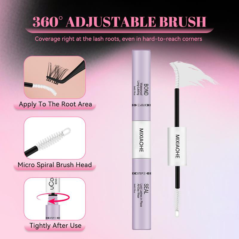 Dual-Ended Eyelash Glue – Waterproof & Clear