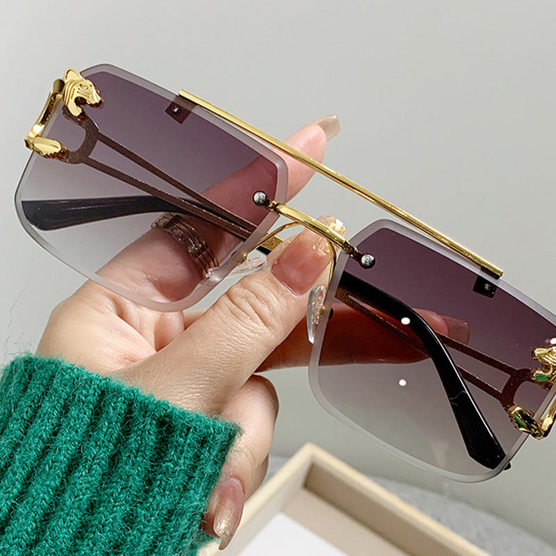 Double-Beam Cheetah Sunglasses