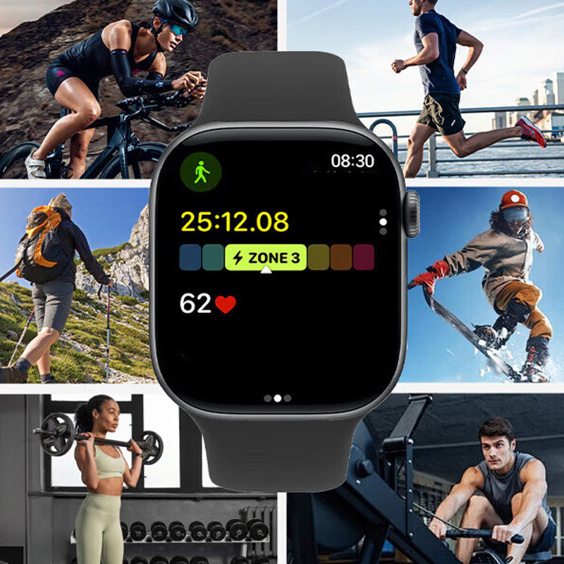 Reloj inteligente versátil con IA y pantalla táctil
