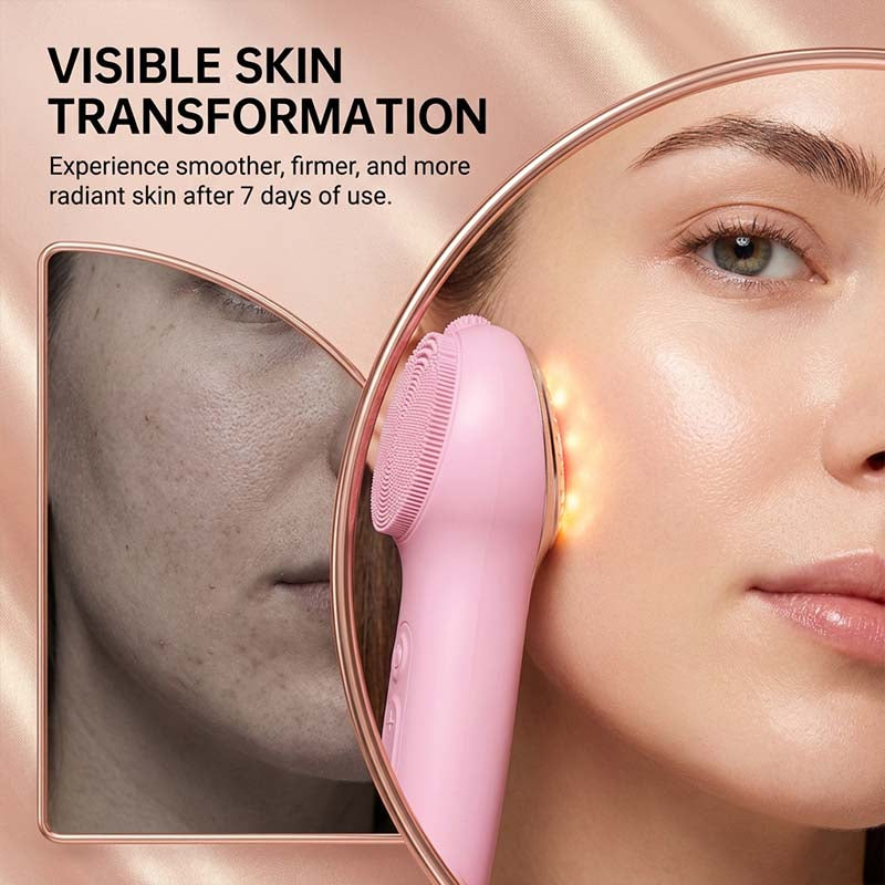 Heated Silicone Facial Cleansing Device