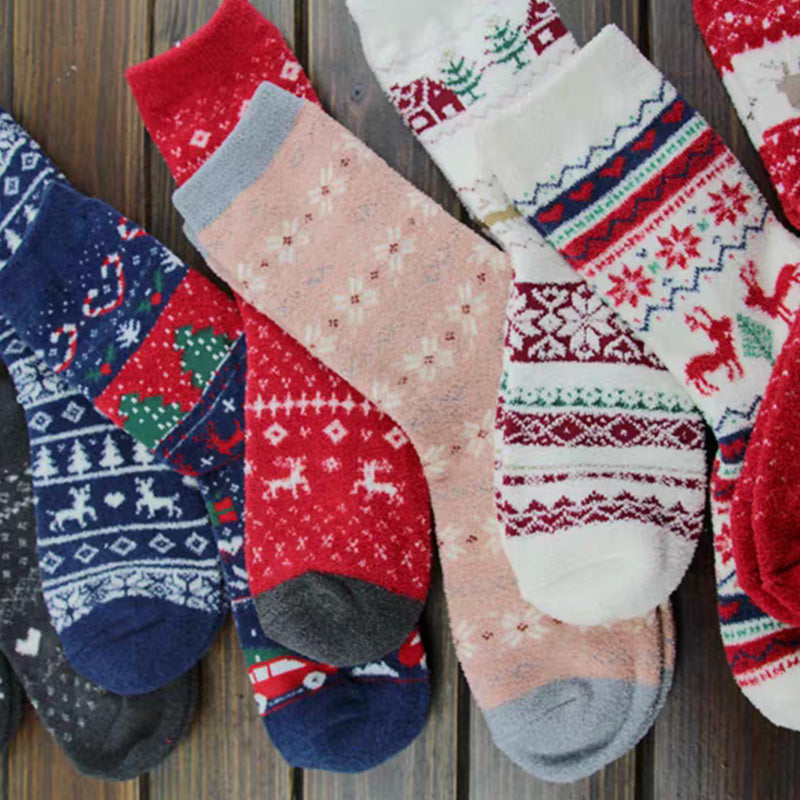 Set of 3 Cozy Holiday Gifting Socks