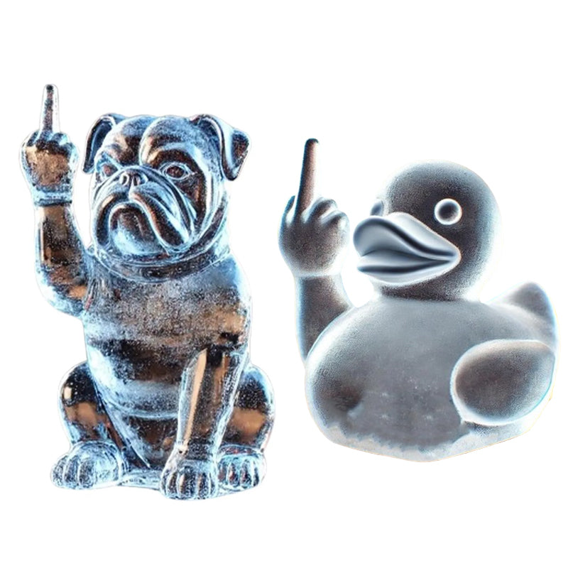 Funny Middle Finger Ice Mold