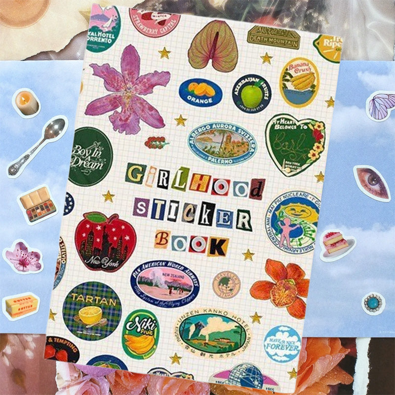 Vintage Sticker Book