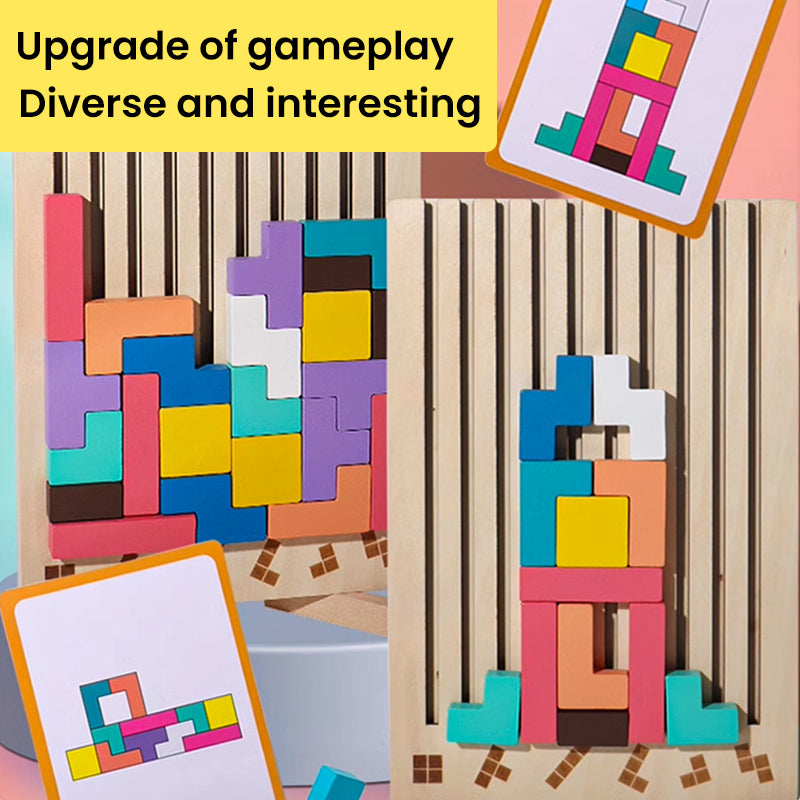 Wooden Stacking Puzzle Set