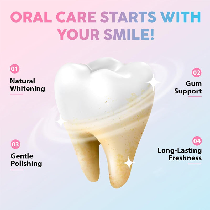 Peach Flavor Niacinamide Whitening Toothpaste