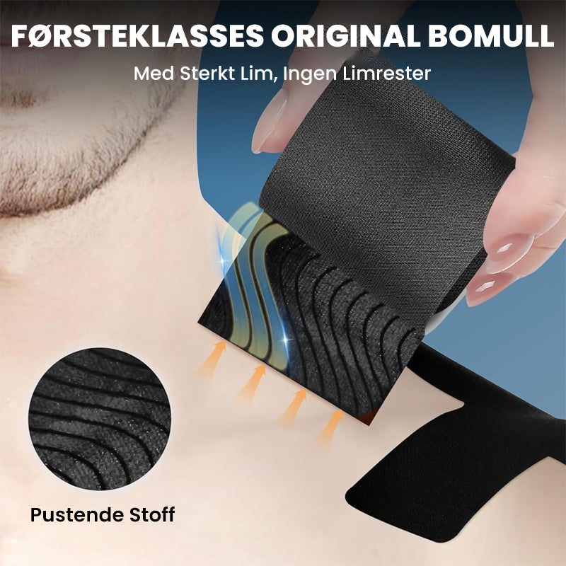 Kinesiotejp för lindring av axelsmärta