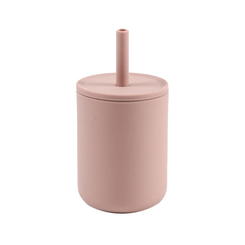 Silicone Baby Cups With Straws and Lids