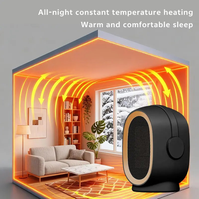 Desktop Electric Space Heater for Home Use
