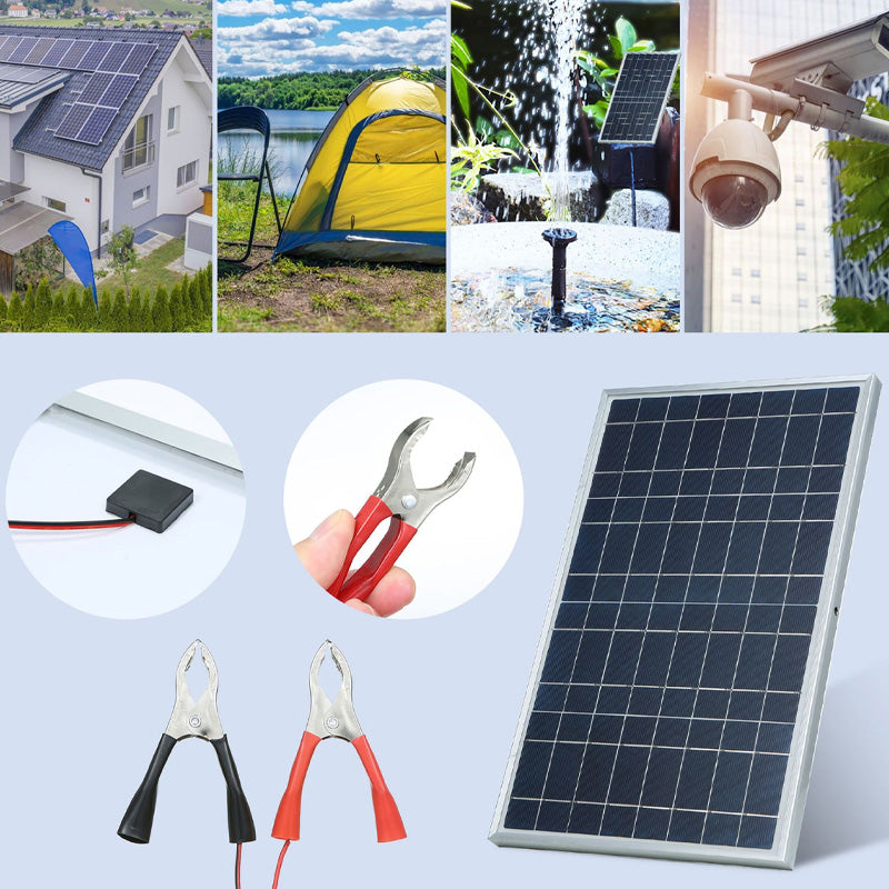 10W Framed Solar Panel
