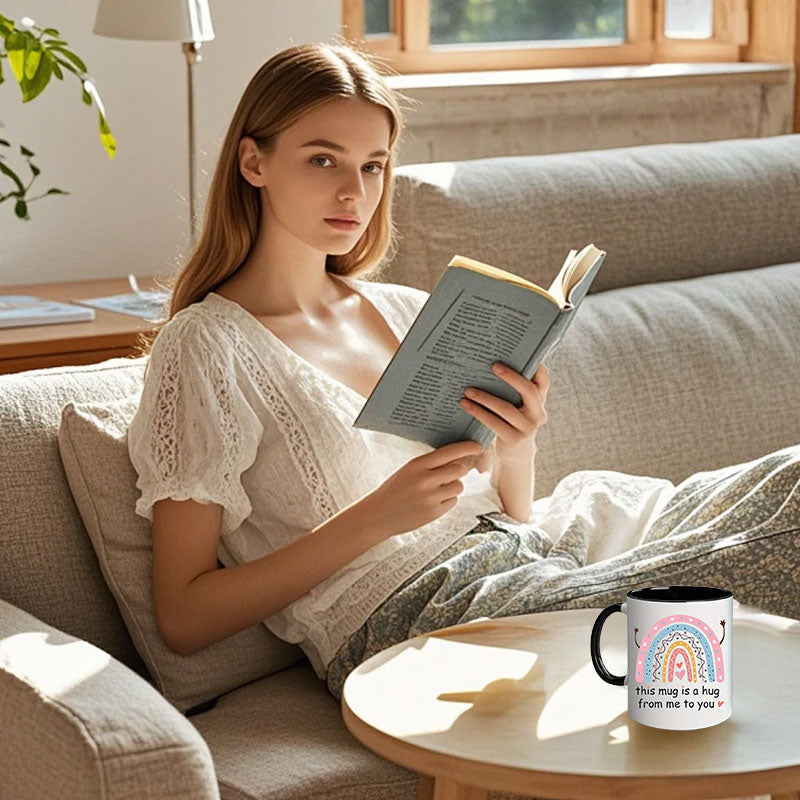 This Mug Is a Hug from Me to You - Heartfelt Ceramic Gift