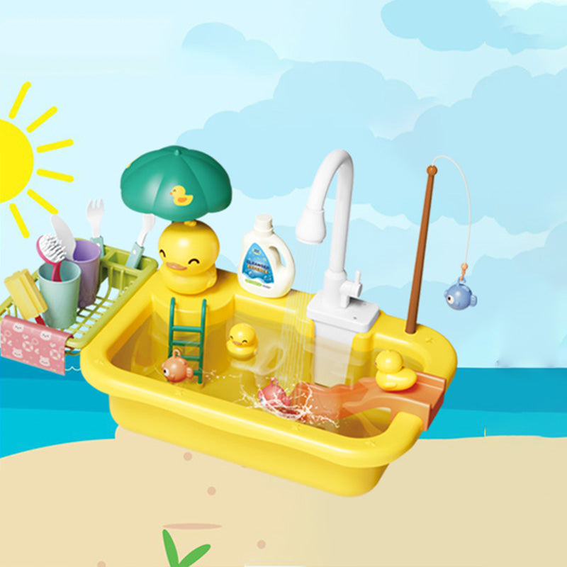 Duck Sink Toy with Fishing Activity