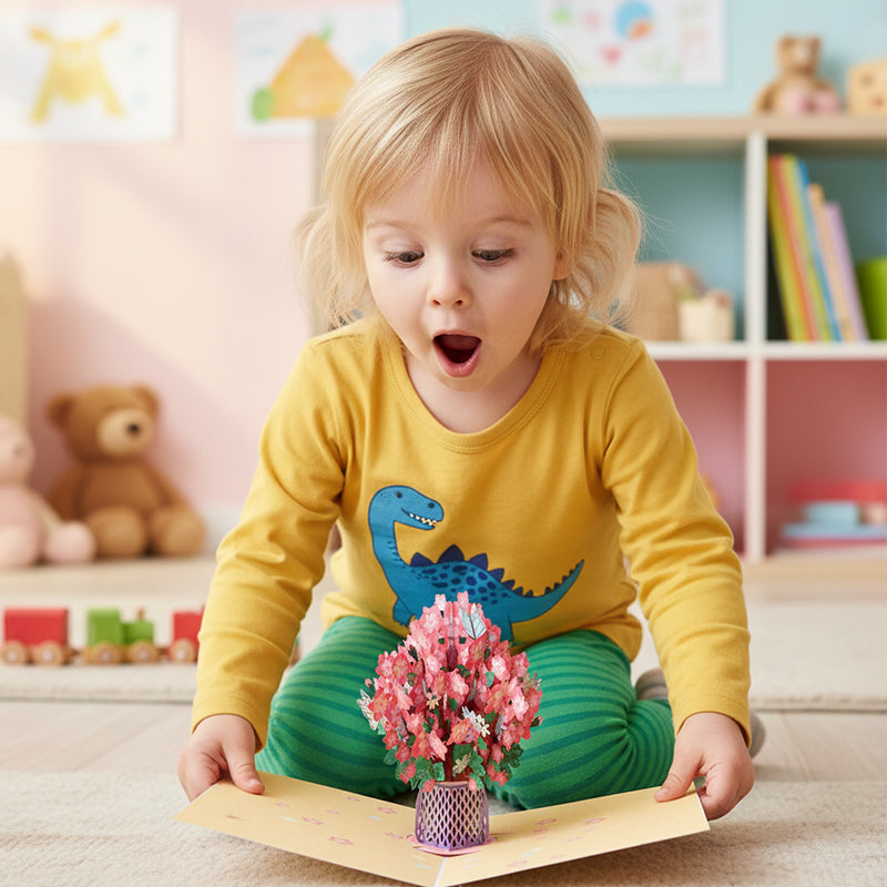 3D Handmade Bouquet Greeting Card