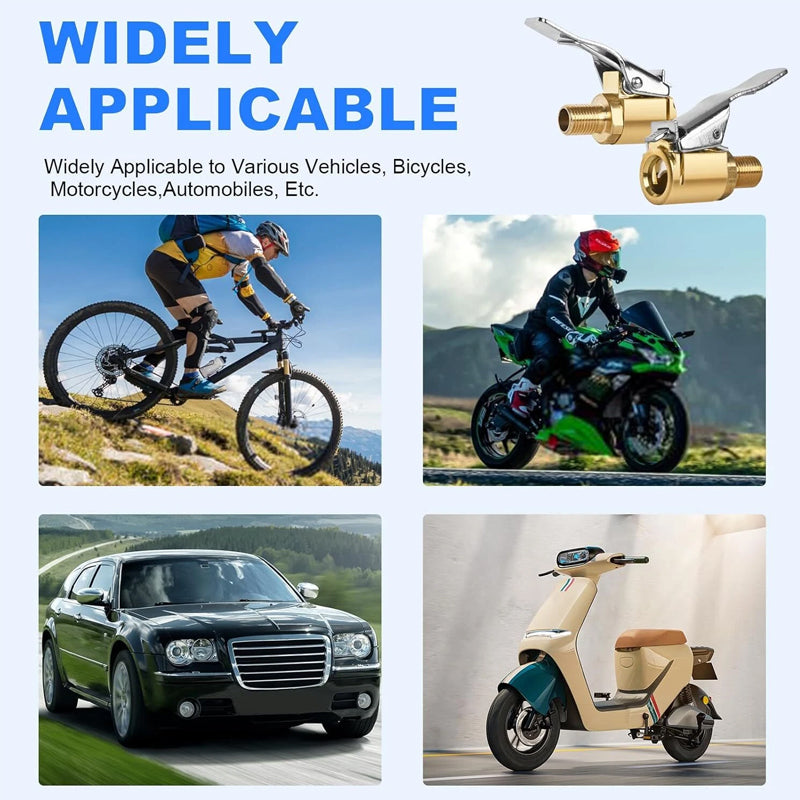 Anti-Slip Threaded Tire Inflator Adapter