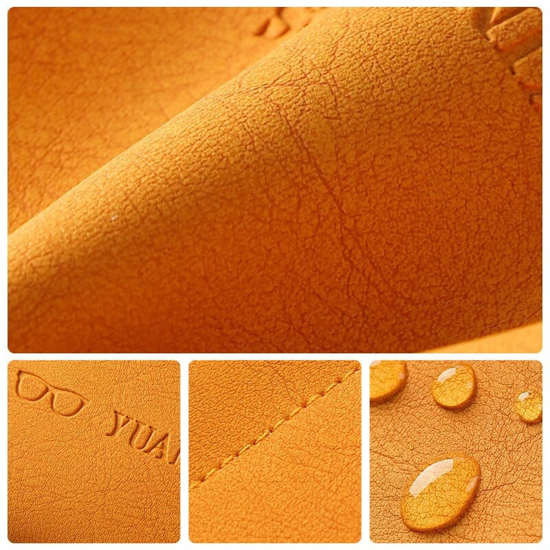 Bärbar komprimerad skärvbombglasögonfodral