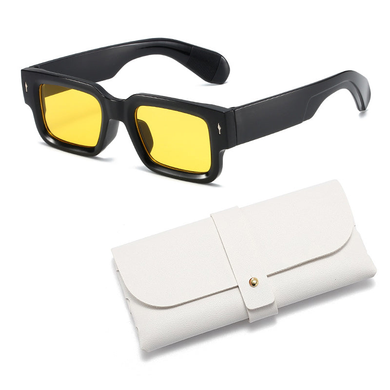 Square Frame Fashion Sunglasses(Free sunglasses bag)