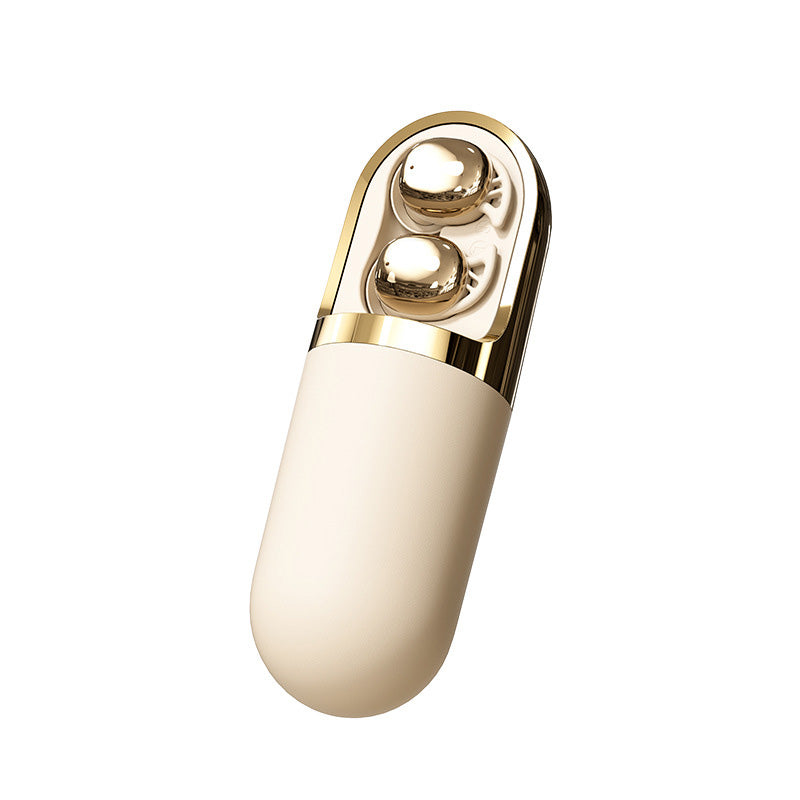 Vibration Massage Bluetooth Headphones with Compact Case