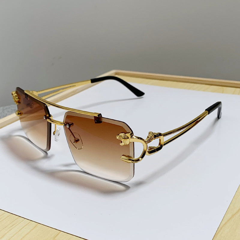 Double-Beam Cheetah Sunglasses