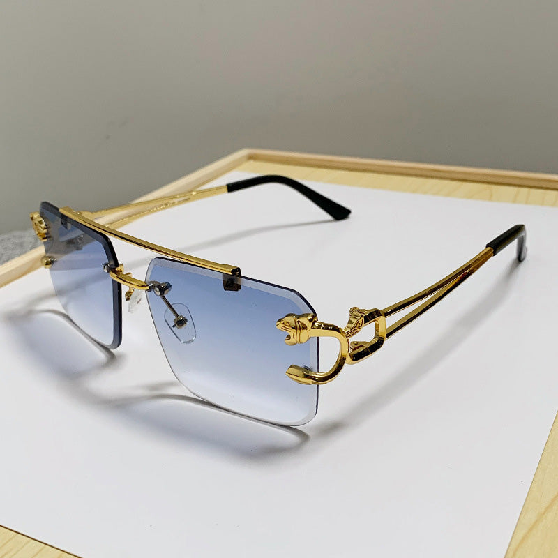 Double-Beam Cheetah Sunglasses