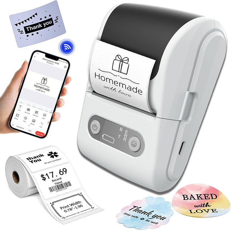 Portable Bluetooth Label Printer