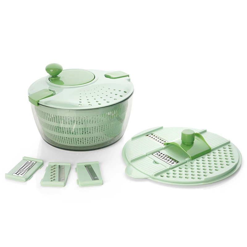 Hand-cranked fruit and vegetable dehydrating basket