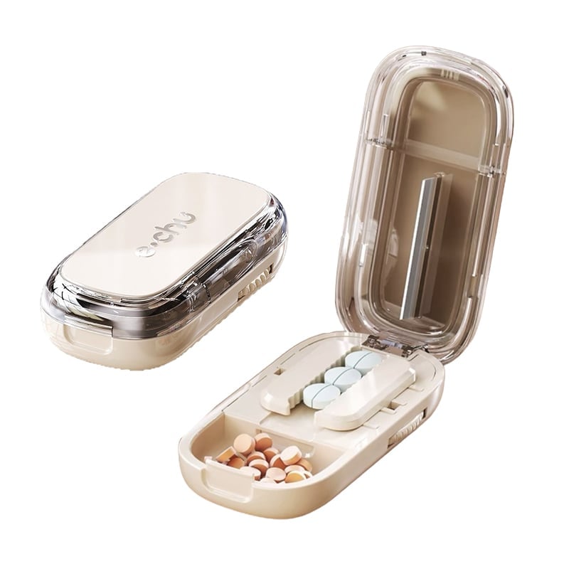 Portable Multi-Function Pill Cutter
