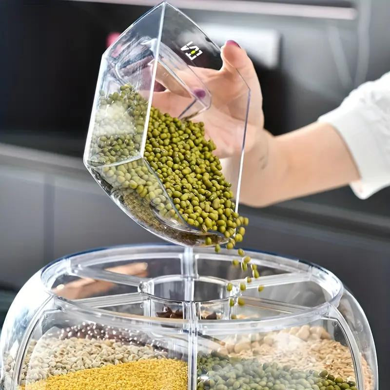 Moisture-Proof Grain Dispenser with lid