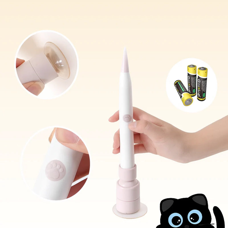 Suction Cup Butterfly Electric Cat Teaser Wand