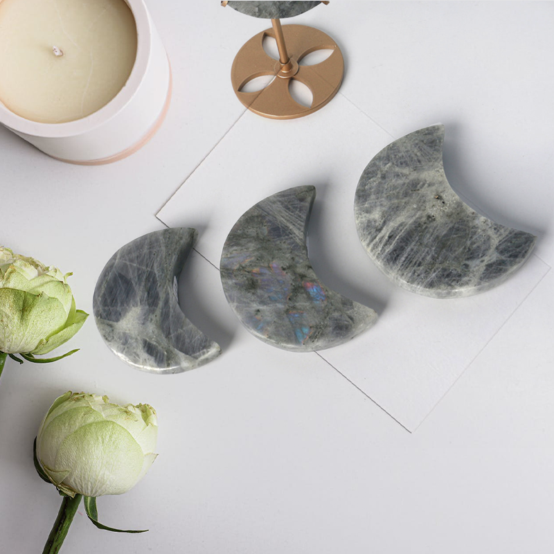 Moon Crystal on Stand